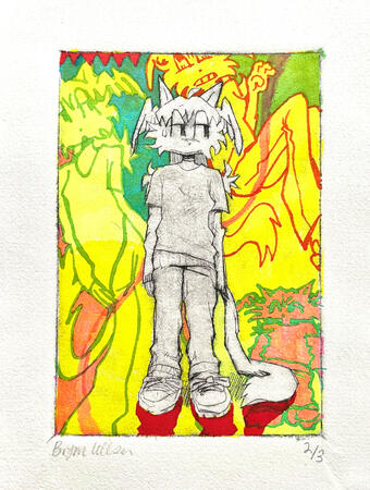 "Polarity" (2025, 7 x 9")